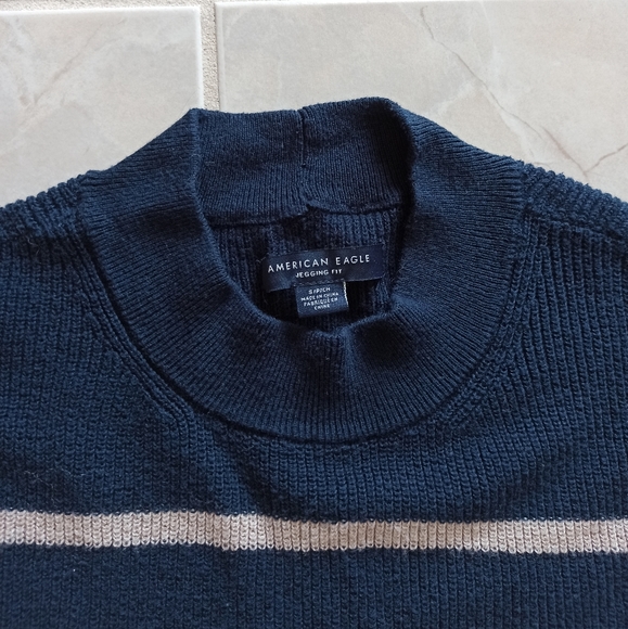 Striped American Eagle Oversized Sweater - Picture 2 of 2